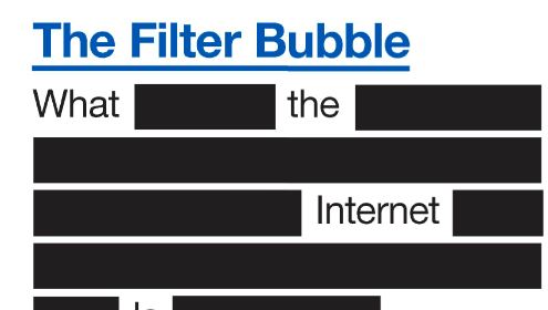 The filter bubble no jornal do empreendedor