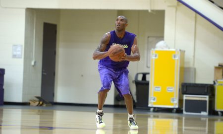 Kobe Bryant treinando